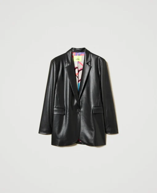 MYFO Blazer Aus Lederimitat