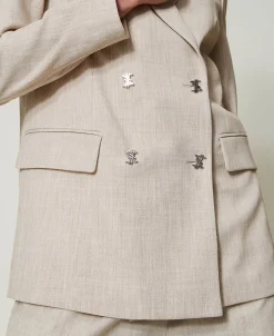 MYFO Blazer Mit Stickerei