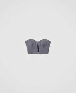 MYFO Bustier Mit Stickerei