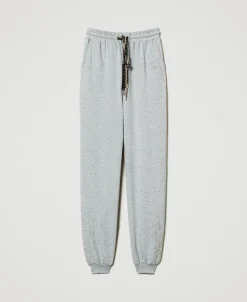 MYFO Joggers Mit Glitzerprint