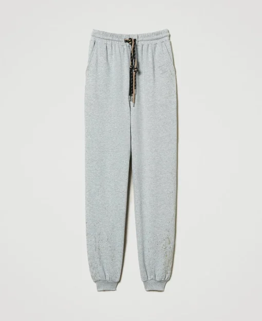 MYFO Joggers Mit Glitzerprint