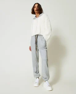 MYFO Joggers Mit Glitzerprint