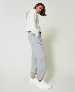 MYFO Joggers Mit Glitzerprint
