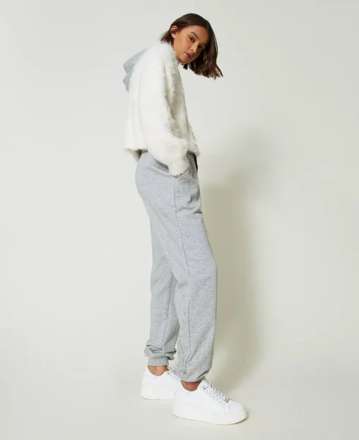 MYFO Joggers Mit Glitzerprint