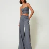 MYFO Palazzohose Mit Stickerei