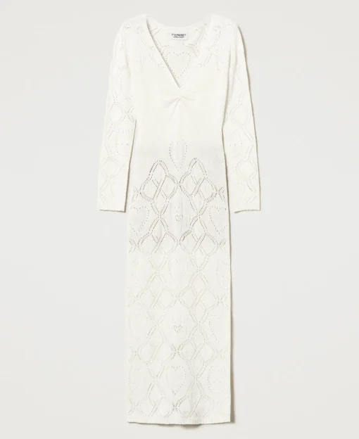 Nahtloses Maxikleid Aus Treeblend-Garn