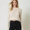 Netzpullover Aus Jacquard