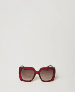 Oversized Karree-Sonnenbrille