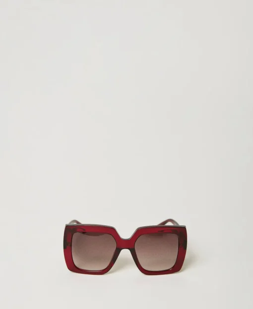 Oversized Karree-Sonnenbrille