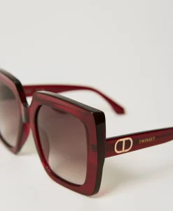 Oversized Karree-Sonnenbrille