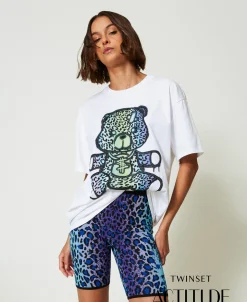 Oversized MYFO T-Shirt Mit Print Und Stickerei