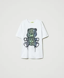 Oversized MYFO T-Shirt Mit Print Und Stickerei