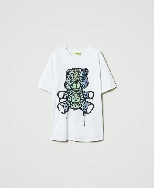 Oversized MYFO T-Shirt Mit Print Und Stickerei