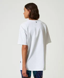 Oversized MYFO T-Shirt Mit Print Und Stickerei
