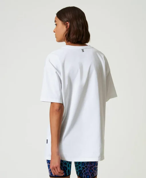 Oversized MYFO T-Shirt Mit Print Und Stickerei