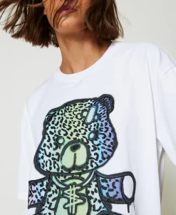 Oversized MYFO T-Shirt Mit Print Und Stickerei