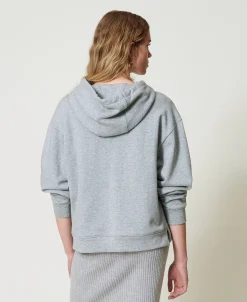Oversized Sweatshirt Mit „Oval T“-Charm