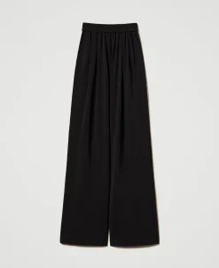 Palazzohose Aus Kreppjersey