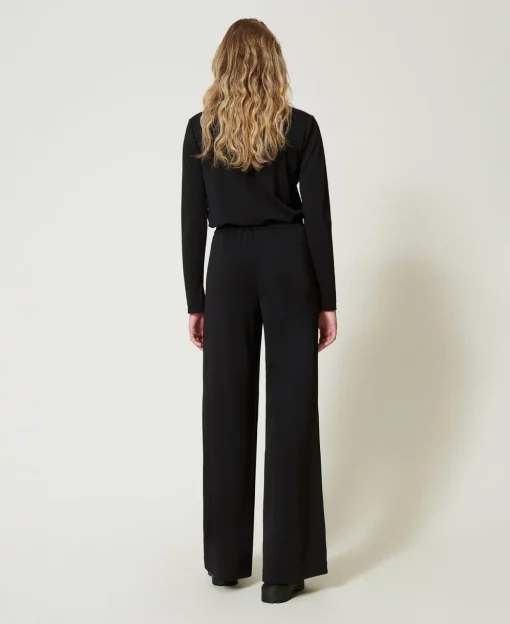 Palazzohose Aus Kreppjersey