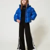 Palazzohose Aus Sweatstoff Mit Logos