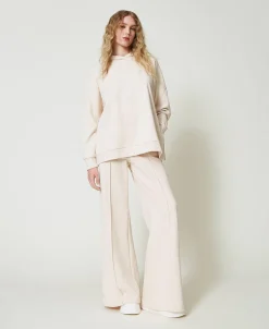 Palazzohose Aus Sweatstoff