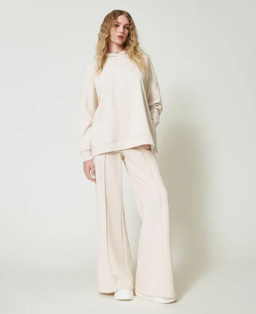 Palazzohose Aus Sweatstoff