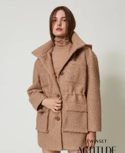 Parka Aus Krausem Tuch