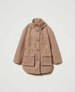 Parka Aus Krausem Tuch