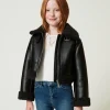 Pilotenjacke Mit Pelzimitat