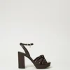 Plateausandalette Mit Knoten