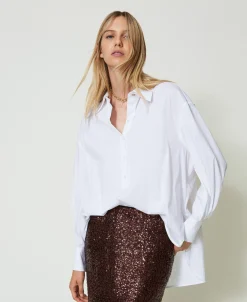 Polobluse Aus Popeline