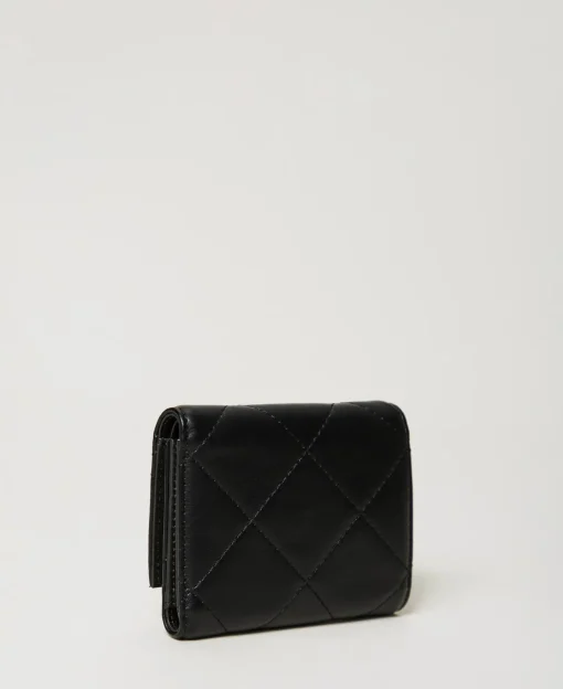 Portemonnaie Mit Steppung Und Oval T