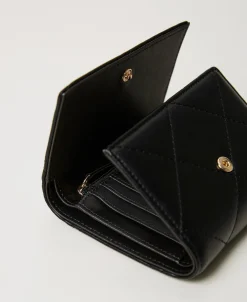 Portemonnaie Mit Steppung Und Oval T