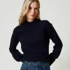 Pullover Aus Wolle Und Kaschmir Mit Wellenrändern