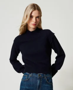 Pullover Aus Wolle Und Kaschmir Mit Wellenrändern