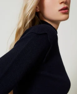 Pullover Aus Wolle Und Kaschmir Mit Wellenrändern