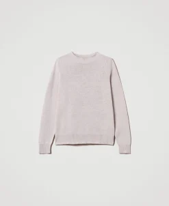 Pullover Aus Wolle-Lurex-Mischung