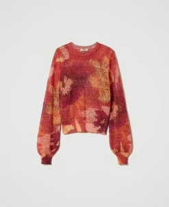 Pullover Aus Wolle-Mohair-Mischung