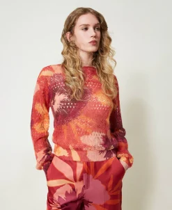 Pullover Aus Wolle-Mohair-Mischung