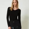 Pullover Mit Strass Im Dégradé