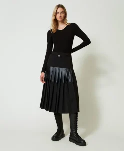 Pullover Mit Strass Im Dégradé