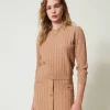 Pullover Mit Strickmustermix