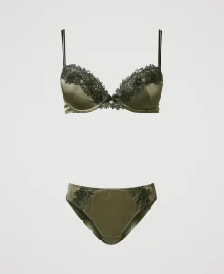 Push-up-BH Und Brazilian-Slip Aus Seide