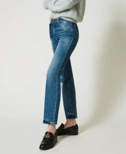 Regular-Fit-Jeans Mit Gürtel