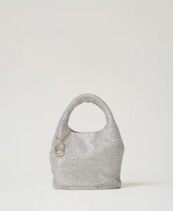 „Rendez-Vous“-Bag Aus Strass Mit „Oval T“-Charm