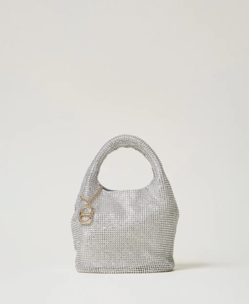 „Rendez-Vous“-Bag Aus Strass Mit „Oval T“-Charm
