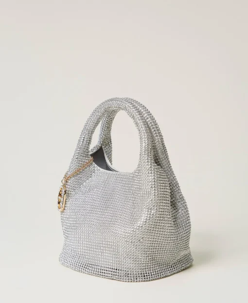 „Rendez-Vous“-Bag Aus Strass Mit „Oval T“-Charm