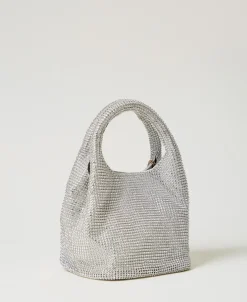 „Rendez-Vous“-Bag Aus Strass Mit „Oval T“-Charm