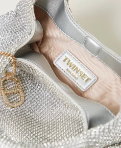 „Rendez-Vous“-Bag Aus Strass Mit „Oval T“-Charm