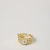 Ring Mit Perlen Und Oval T